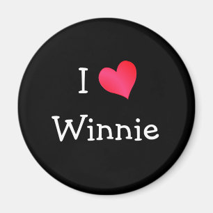 I Love Winnie Magnet