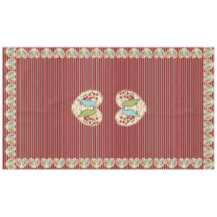 I Love Winter Birds and Berries 60" x 104" Tablecloth