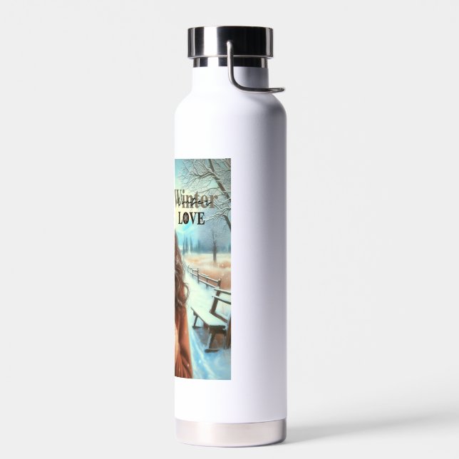 I love winter  water bottle (Left)