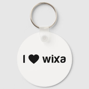 I Love Wixa Keychain
