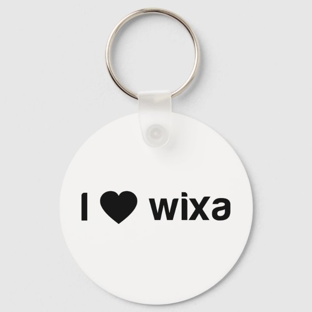 I Love Wixa Keychain (Front)