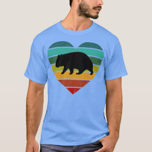 I Love Wombats Heart Wilderness Outback Tasmania T-Shirt