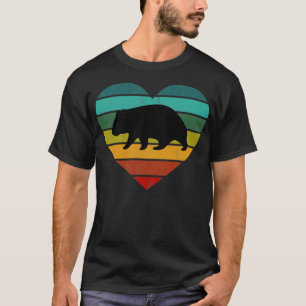 I Love Wombats Heart Wilderness Outback Tasmania T-Shirt