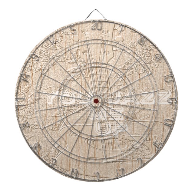 I love wood going brown Hakuna Matata Dartboard (Front)