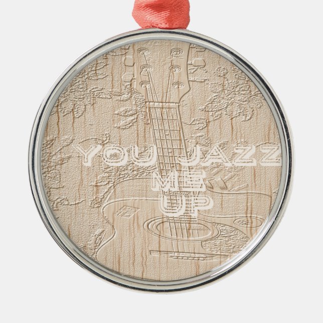 I love wood going brown Hakuna Matata Metal Ornament (Front)