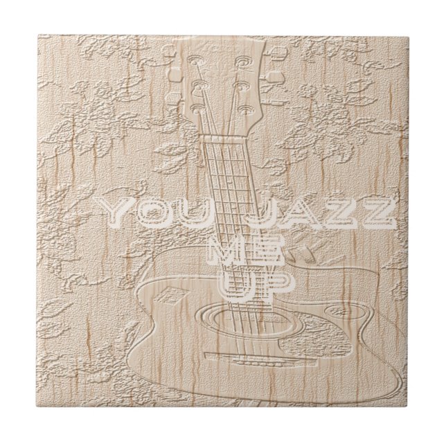 I love wood going brown Hakuna Matata Tile (Front)