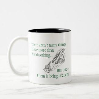 I love Woodworking and being a Grandpa! Two-Tone Coffee Mug
