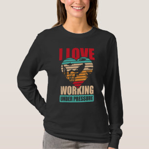 I Love Working Diving Scuba Diving Snorkelling T-Shirt