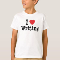 I love Writing heart custom personalized