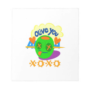 I Love XOXO Africa Notepad