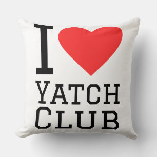 I love yatch club throw pillow