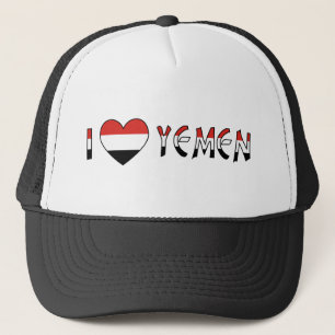 I Love Yemen Trucker Hat