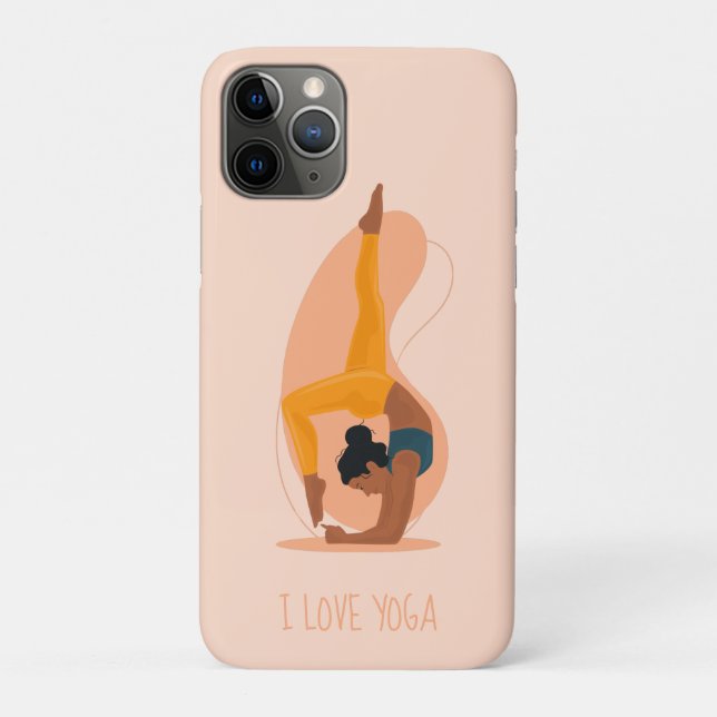I Love Yoga - Beautiful Light Case-Mate iPhone Case (Back)
