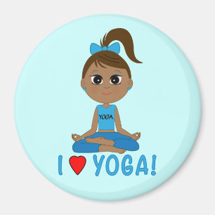 I Love Yoga! Magnet