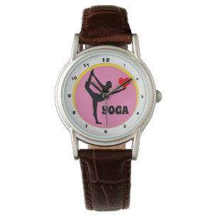 I love Yoga & Red Heart fashion / Yogini goddess W Watch