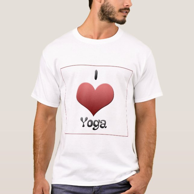 I Love Yoga T-Shirt (Front)
