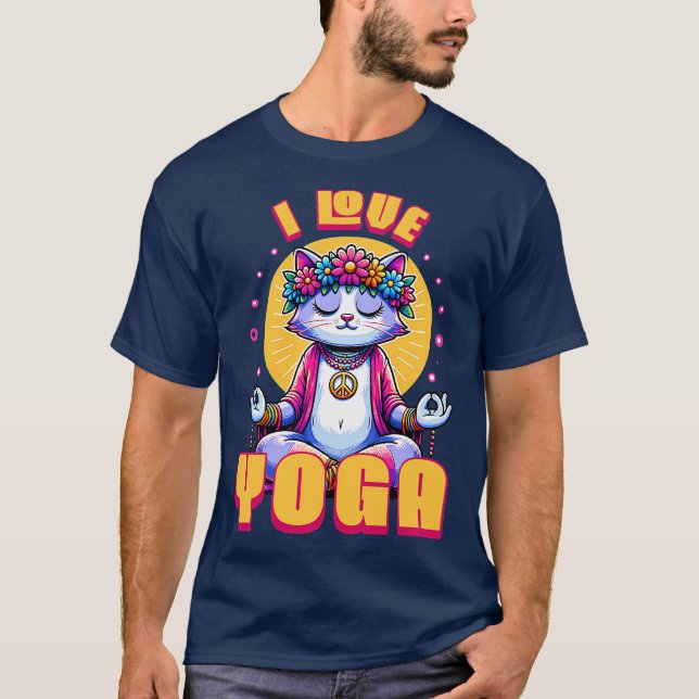I Love Yoga T-Shirt (Front)