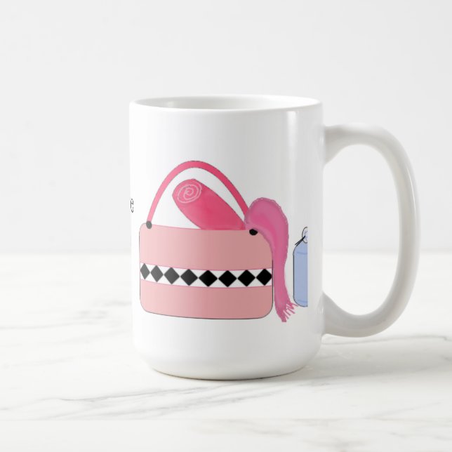 I Love Yoga with Yoga Gear Coffee Mug (Right)