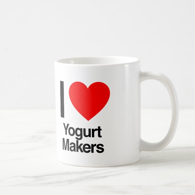 i love yogurt makers coffee mug (Right)