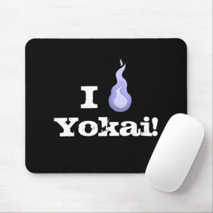 I Love Yokai! Hitodama Fireball Mouse Pad