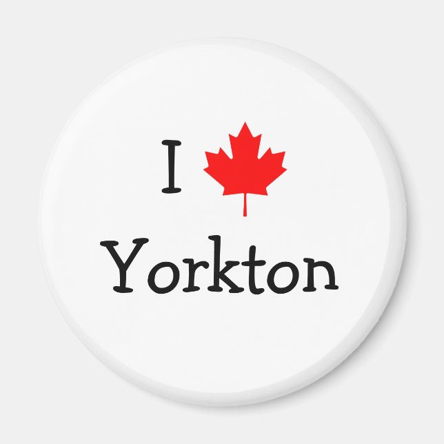 I Love Yorkton Magnet (Front)