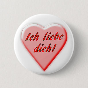 I Love You 2 Inch Round Button