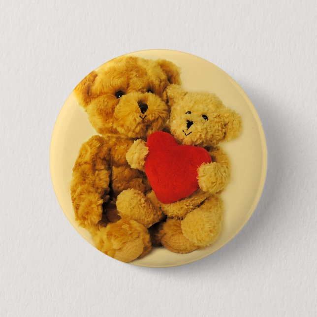 I love you 2 inch round button (Front)