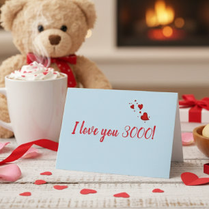 I love You 3000 Valentine's Day Card