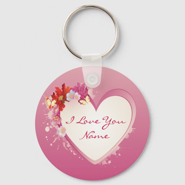 I Love You 5A Keychain (Front)