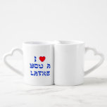 I Love You a Latke Coffee Mug Set<br><div class="desc">Great Chanukah gift to tell somebody how much you love them with a play on words with Latke!</div>