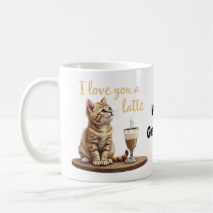 I Love You a Latte: Cute Valentine Coffee Pun Mug