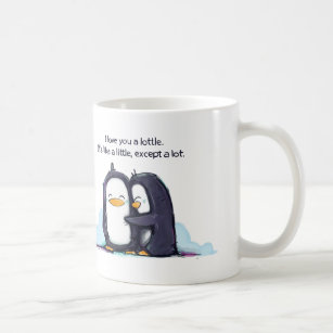I LOVE You A Lottle Penguins - Mug