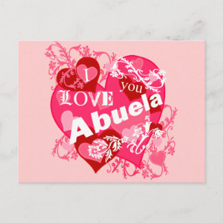 I Love You Abuela Postcard