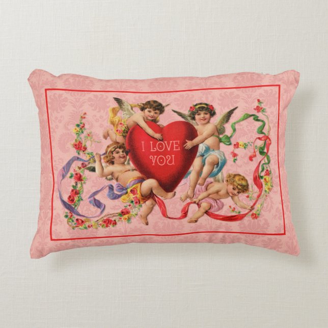 I Love You Accent Pillow (Front)