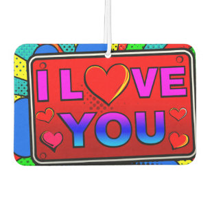 I Love You Air Freshener