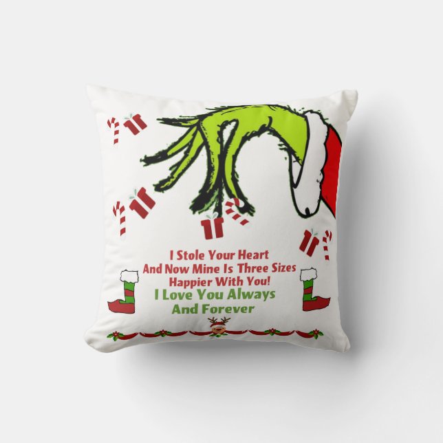 I love you always and forever  throw pillow (Front)