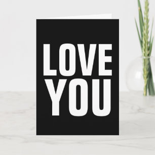 I LOVE YOU ALWAYS WILL GREETING CARD CARDS