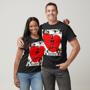 I Love You Anime T-Shirt