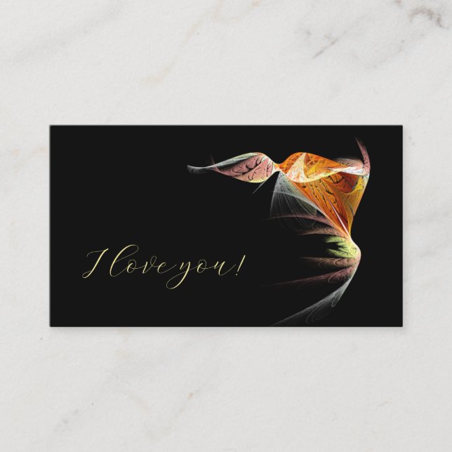 I love you appointment card (Front)