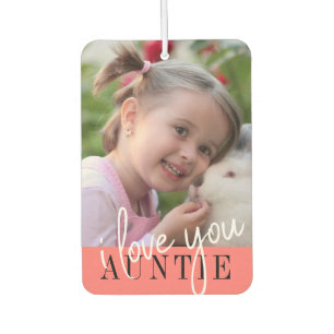 I Love You Auntie Custom Photo Air Freshener