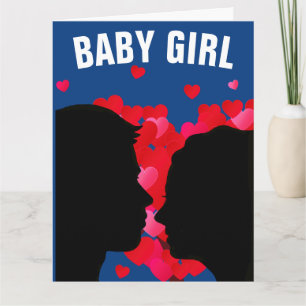 I LOVE YOU BABY GIRL GREETING CARD FOR HER