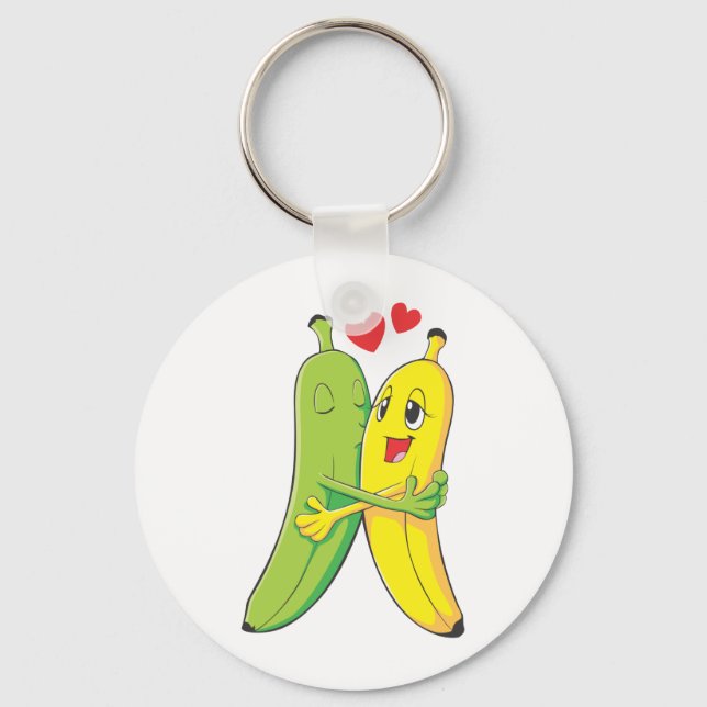 I Love You Bananas Keychain (Front)