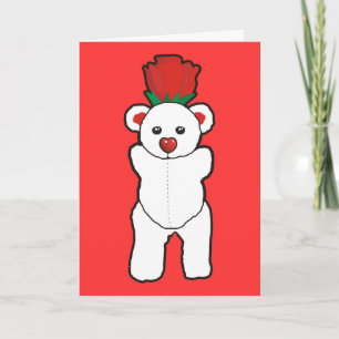 I LOVE YOU BEAR happy valentines day cards