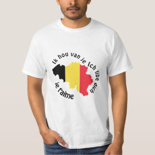 i love you belgium T-Shirt