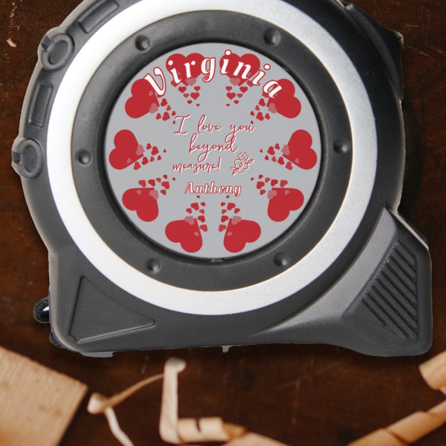 I love you beyond measure hearts decor personalize 1 (Creator Uploaded)