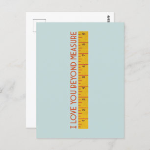 I Love You Beyond Measure Postcard
