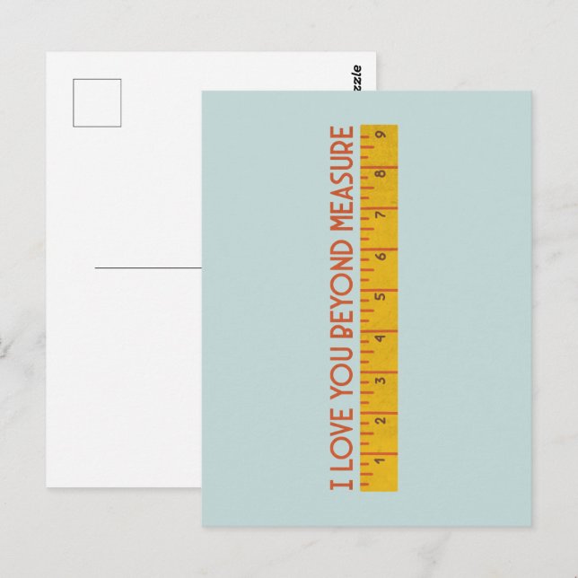I Love You Beyond Measure Postcard (Front/Back)