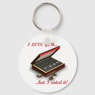 I love you, but I eated it! Keychain