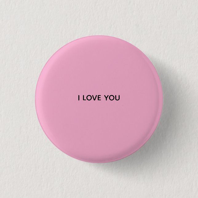 I LOVE YOU BUTTON (Front)