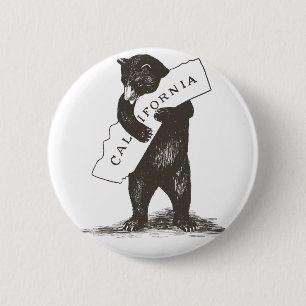 I Love You California 2 Inch Round Button